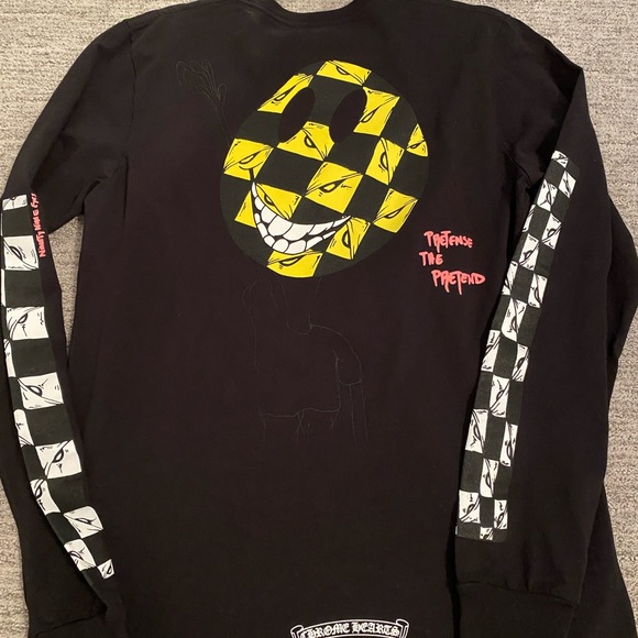 Chrome Hearts Tops - CHROME HEARTS brand new 100% authentic long sleeve tee medium